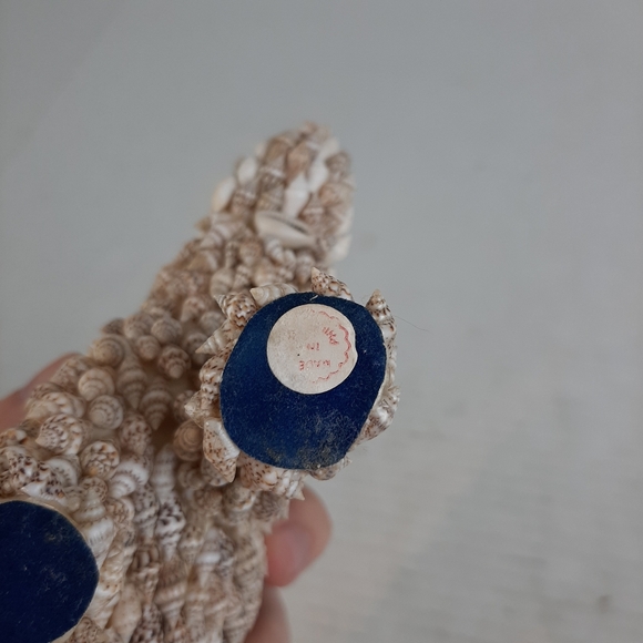 🛍Sea Shell Encrusted Elephant Figurine Shell Covered Hand Made  - Picture 6 of 6